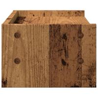 VidaXL Monitorstandaard 42x24x16 cm bewerkt hout oud houtkleurig - thumbnail