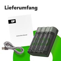GP Batteries ReCyko+ M452 batterij-oplader Huishoudelijke batterij USB - thumbnail