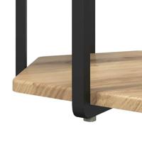 Bijzettafelset 2 pcs Artisan Eiken en Zwart 50 x 50 x 50.5 cm - thumbnail