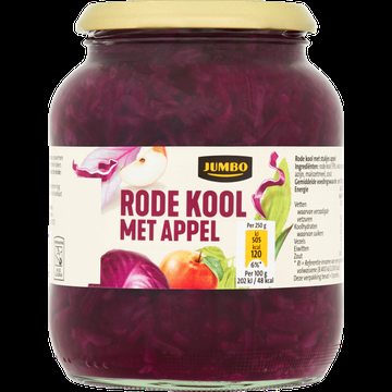 Jumbo Rode Kool met Appel 680 g