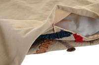 Kussenhoes DKD Home Decor Multicolour Franjes 50 x 1 x 50 cm - thumbnail