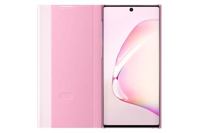 Clear View Cover EF-ZN970 - Flip cover voor mobiele telefoon - roze - voor Galaxy Note 10 (Unlocked), Note10 Clear View Cover EF-ZN970 - Flip cover voor mobiele telefoon - roze - voor Galaxy Note 10 (Unlocked), Note10