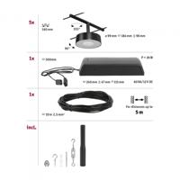 Paulmann WS DC Circle 12V-kabelsysteem lamp LED Wit (mat), Chroom - thumbnail