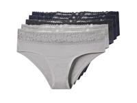 esmara Set van 5 dames onderbroeken (Donkerblauw/grijs, L (44/46)) - thumbnail