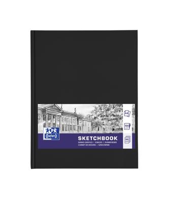 Oxford "Sketchbook" dummyboek, 96 vel, 100 g/m², ft A4, zwart Oxford "Sketchbook" dummyboek, 96 vel, 100 g/m², ft A4, zwart