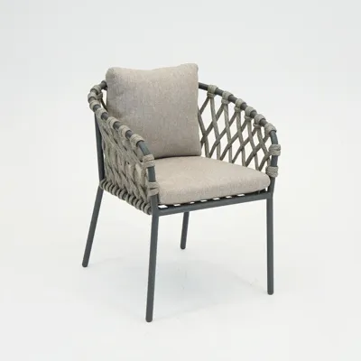 Tanami eetstoel antraciet