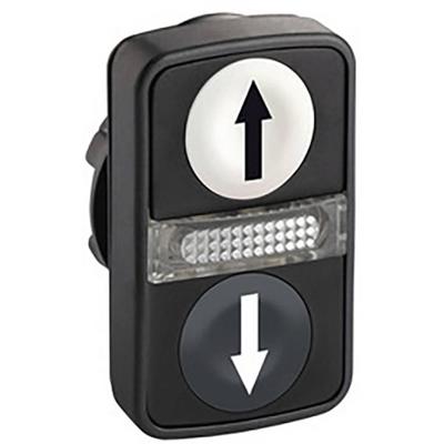 Schneider Electric ZB5AW7A1724 Frontelement voor dubbele drukknop 1 stuk(s)