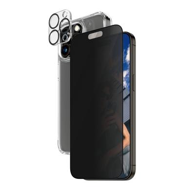 PanzerGlass iPhone 2023 6,7 inch Pro Max | 360 bundel met D3O® | Privacy