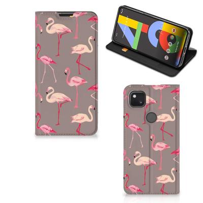 Google Pixel 4a | Hoesje maken | Flamingo