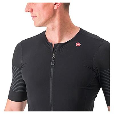 Castelli Premio black fietsshirt korte mouw zwart heren L