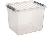 Sunware q-line opbergbox 52l transparant - thumbnail