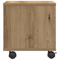 VidaXL Printerstand artisan eiken 41 x 32 x 33.5 cm bewerkt hout - thumbnail