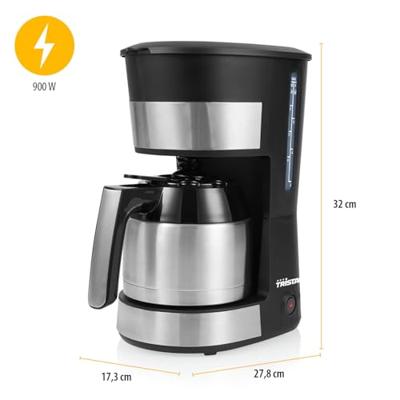 Tristar Koffiezetapparaat Zwart Capaciteit koppen: 10 Warmhoudfunctie - thumbnail