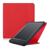 Lunso - sleepcover origami hoes - Kobo Forma - Rood - thumbnail