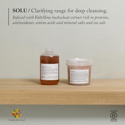 Davines SOLU Sea Salt Scrub Cleanser 250 ml