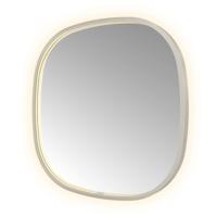 Spiegel Hotbath &MORE 60x60 cm LED-Verlichting Spiegelverwarming Deens Ovaal RVS - thumbnail