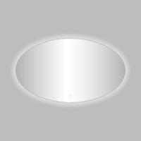 Best Design Badkamerspiegel Divo-80 LED Verlichting 80x60 cm Ovaal - thumbnail