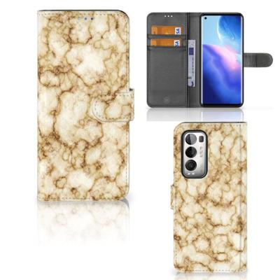 OPPO Find X3 Neo 5G | Bookcase | Marmer Goud