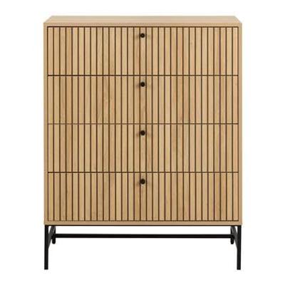 Bendt Ladekast 'Davon' Eikenlook, Met 4 laden Bendt Ladekast 'Davon' Eikenlook, Met 4 laden