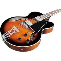Ibanez AF75-BS AF hollowbody gitaar brown sunburst - thumbnail