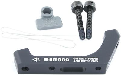 SHIMANO sm-ma-r160p/d post-mount to flat-mount adapter for rear 160mm rotor