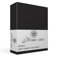 Dreamhouse Splittopper Katoen Hoeslaken Zwart 180 x 200 cm - thumbnail