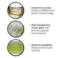 Stabila Type 80 AS 19164 Metalen waterpas 50 cm - thumbnail