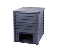 Garantia compostbak Thermo-Wood 600L bruin-zwart met beluchtingsplaat - thumbnail