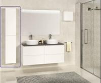 SEPHIA kolomkast 140x30x25 mat wit - thumbnail