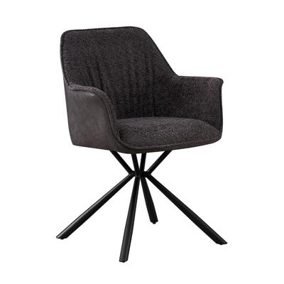 Armstoel Jan Bouclé Lichtgrijs - Set van 2 Armstoel Jan Bouclé Lichtgrijs - Set van 2