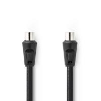Coaxkabel 90 dB | IEC (Coax) Male - IEC (Coax) Female | 5,0 m | Zwart - thumbnail