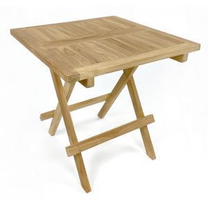 Express teak houten bijzettafel Lampung vierkant inklapbaar 50x50cm Express teak houten bijzettafel Lampung vierkant inklapbaar 50x50cm
