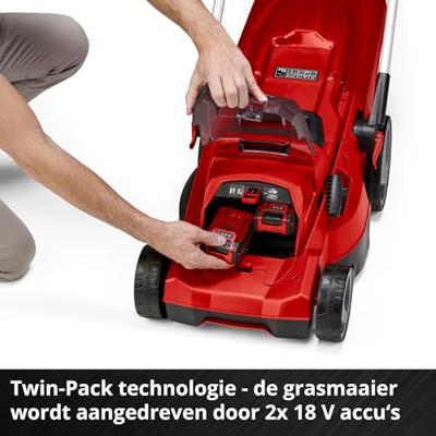 Einhell RASARRO 36/36 (2x3Ah Plus) Power X-Change Accu-grasmaaier Accu Incl. 2 accus, Incl. oplader, Met snelspanners, Instelbare trekstang, In hoogte - thumbnail