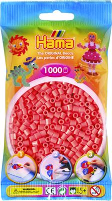 Hama Strijkkralen Pastel Rood (044) Hama Strijkkralen Pastel Rood (044)