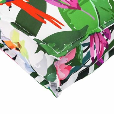 VidaXL Kussen bloemen multikleur 120 x 80 x 12 cm oxford stof