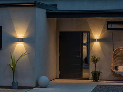 Pavia wandlamp antraciet 11,5 cm - Konstsmide - thumbnail
