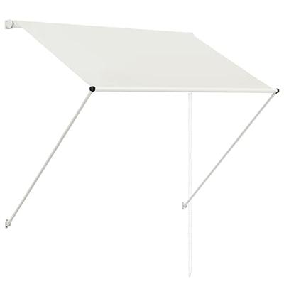 VidaXL Luifel uittrekbaar 150x150 cm crème