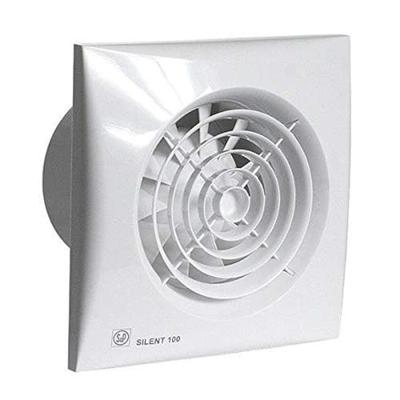 S&P Silent 100 CRZ TIMER Badkamer / toilet ventilator - Ø100mm S&P Silent 100 CRZ TIMER Badkamer / toilet ventilator - Ø100mm