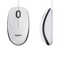 Logitech M100 Muis Kabelgebonden Optisch Wit 3 Toetsen 1000 dpi - thumbnail