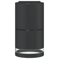 Buitenwandlampen 2 st gegoten aluminium zwart - thumbnail