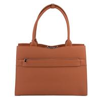 Socha Business Bag Straight Line, 15.6" laptop bag for women -Cognac - thumbnail