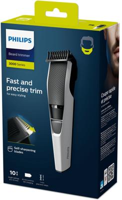 PHILIPS BT3206 / 14 Haar- en baardtrimmer - Serie 3000 - 10 snijhoogtes - wit - thumbnail
