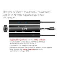 Club 3D USB4 Gen3x2 Type-C, 6-in-1 dockingstation - thumbnail