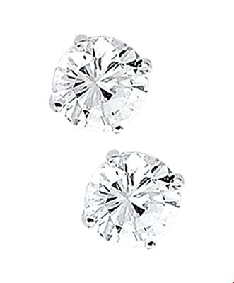 TFT Oorknoppen Zirkonia Zilver Glanzend