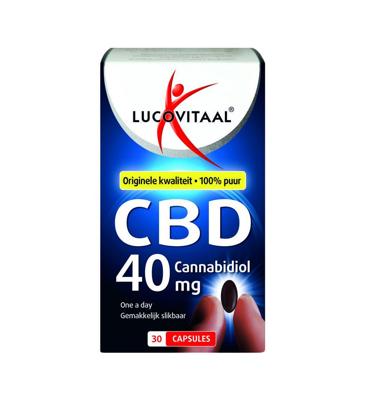 Lucovitaal CBD Cannabidiol 40mg Capsules Lucovitaal CBD Cannabidiol 40mg Capsules