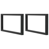 Badkamer wandschap staal en massief acaciahout - thumbnail