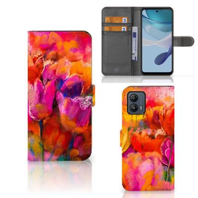 Hoesje Motorola Moto G53 Tulips Hoesje Motorola Moto G53 Tulips