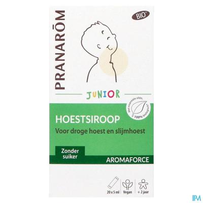 Pranarôm Aromaforce Kind Hoestsiroop Zakje 20x5ml