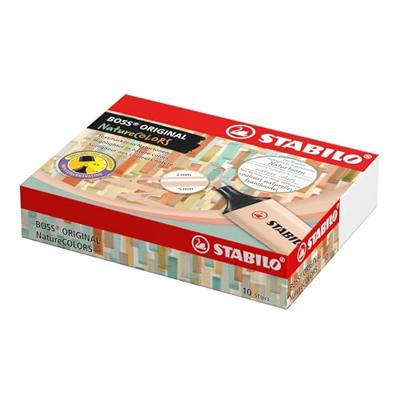 Markering Stabilo Nature Colors Zachtgroen (10 Stuks)