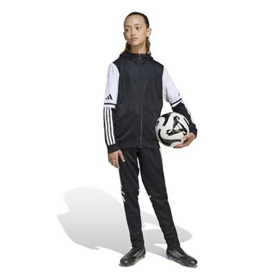 adidas Squadra 25 Hooded Trainingsjack Kids Zwart Wit
